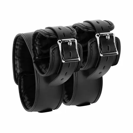 Bedroom Fantasies Thigh & Wrist Restraint Set Adjustable Black