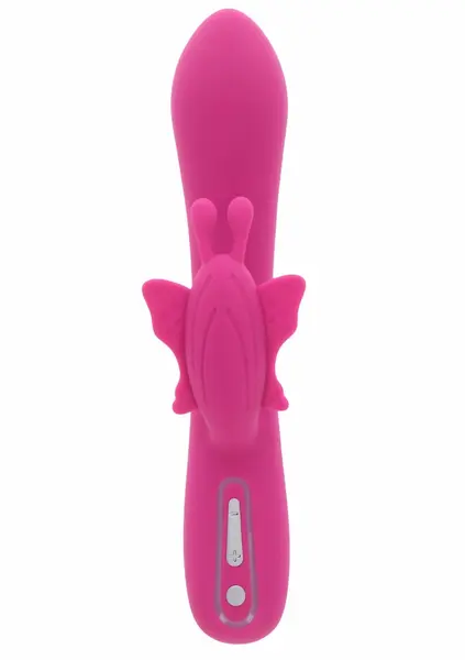 TOYJOY  Love Rabbit Fabulous Butterfly Vibrator Silicone USB 7 Modes Pink