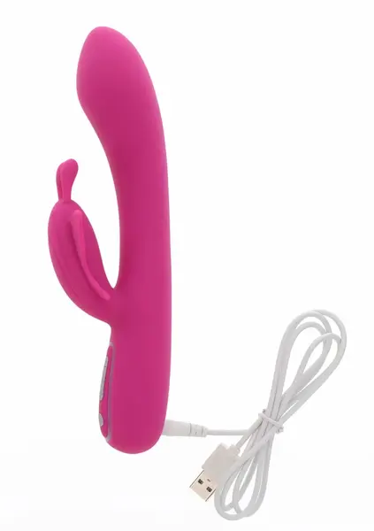 TOYJOY  Love Rabbit Fabulous Butterfly Vibrator Silicone USB 7 Modes Pink