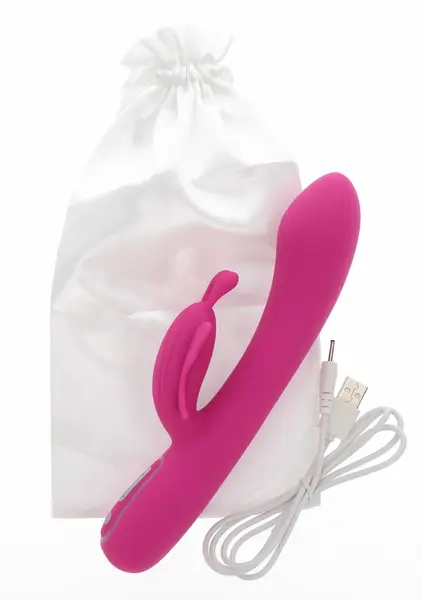 TOYJOY  Love Rabbit Fabulous Butterfly Vibrator Silicone USB 7 Modes Pink