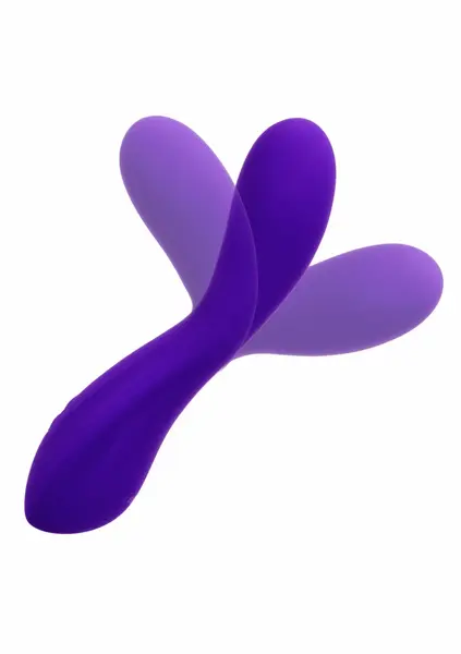 CalExotics Flex Bend & Hold Triple Rumbler Vibrator, 3 Motors, Silicone