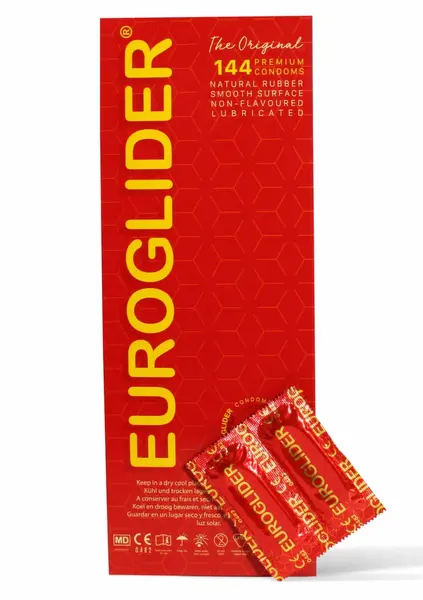 Euroglider Condoms 1008 pcs Standard Size, Lubricated, Transparent