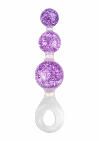 ToyJoy Crystal Trio Medium Plug - Liquid Silicone, Sparkling Design