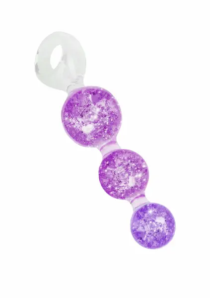 ToyJoy Crystal Trio Medium Plug - Liquid Silicone, Sparkling Design