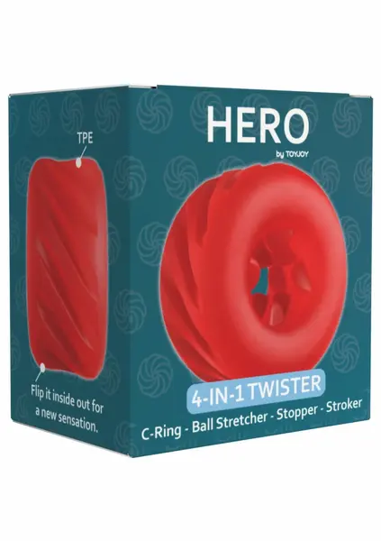 ToyJoy Hero 4-in-1 Twister Ring - Flexible Multi-Function Intimate System