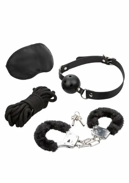 CalExotics Explorer Collection Bondage Starter Kit with Rope & Cuffs