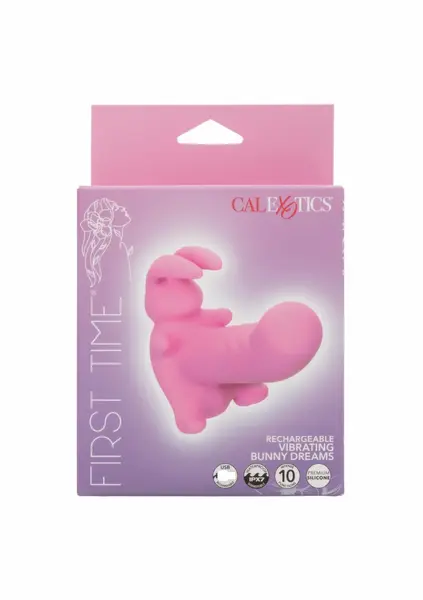 CalExotics Bunny Dreams Vibrating Stimulator Silicone Pink USB Waterproof