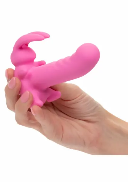 CalExotics Bunny Dreams Vibrating Stimulator Silicone Pink USB Waterproof