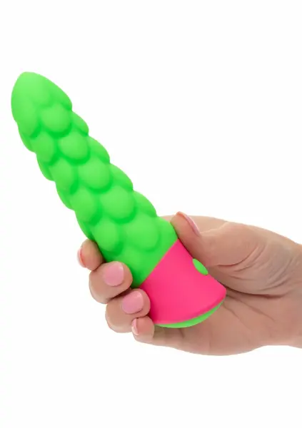 Ripple Vibrator Silicone Waterproof USB Rechargeable 10 Modes Black
