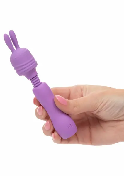 Travel Teaser Kit Rechargeable Massager 4 Attachments Waterproof IPX7