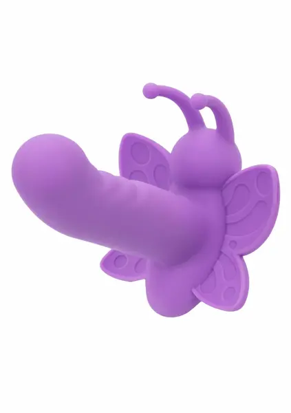Venus Butterfly Rotating Stimulator Silicone USB Waterproof Pink