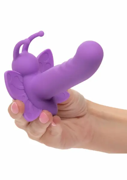Venus Butterfly Rotating Stimulator Silicone USB Waterproof Pink