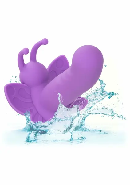 Venus Butterfly Rotating Stimulator Silicone USB Waterproof Pink