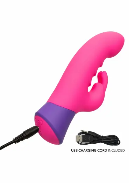 Bunny Vibrator Silicone Intimate Device 10 Modes Waterproof USB Pink