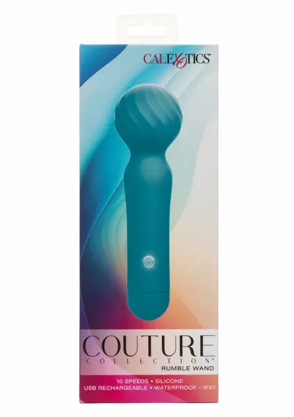 Rumble Wand Massager Flexible Neck 10 Modes Waterproof USB Rechargeable