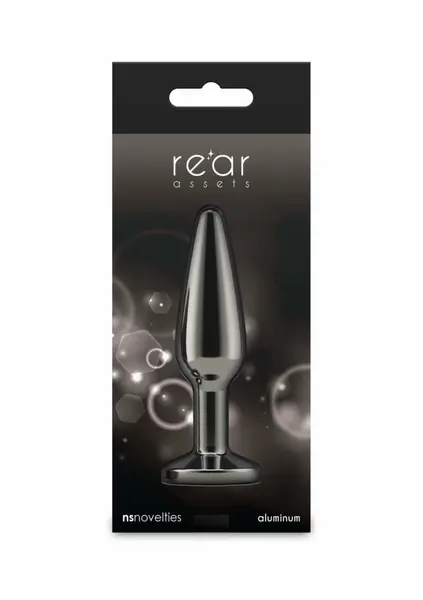 nsnovelties Tapered Plug Medium Chrome-Plated Aluminum Plug