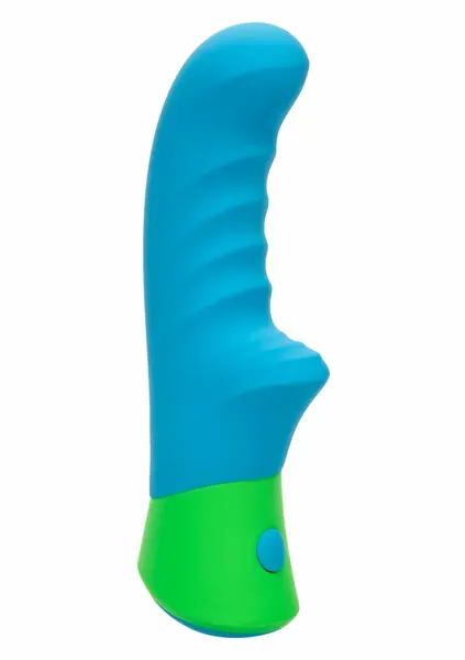 Ridged-G Vibrator Dual Action Silicone, Waterproof, USB Rechargeable