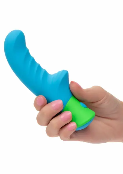 Ridged-G Vibrator Dual Action Silicone, Waterproof, USB Rechargeable