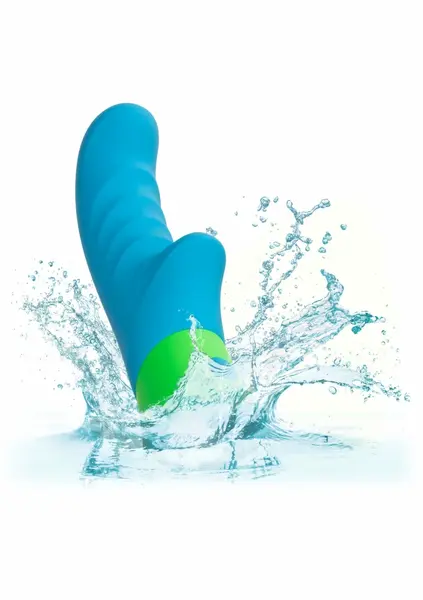Ridged-G Vibrator Dual Action Silicone, Waterproof, USB Rechargeable