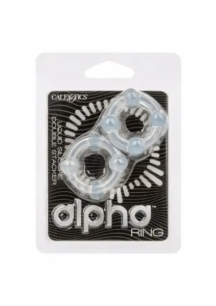 CalExotics Silicone Double Stacker Rings Premium Liquid Silicone Set