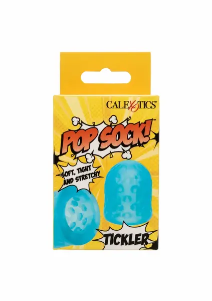Tickler Stroker Reversible Textured Intimate Machine, Clear, Compact Size