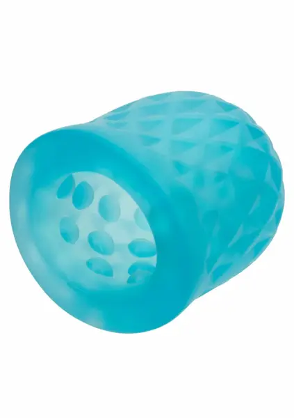 Tickler Stroker Reversible Textured Intimate Machine, Clear, Compact Size