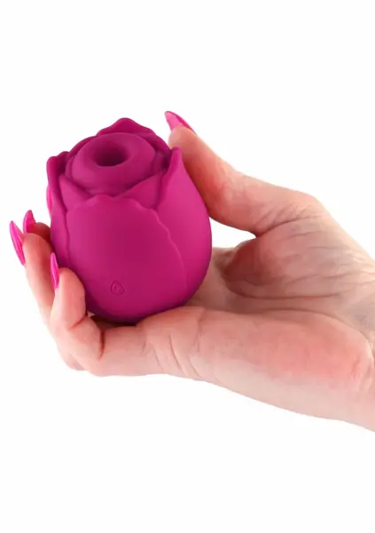 The Vibrating Rose Intimate Silicone Massager, Rechargeable, Waterproof