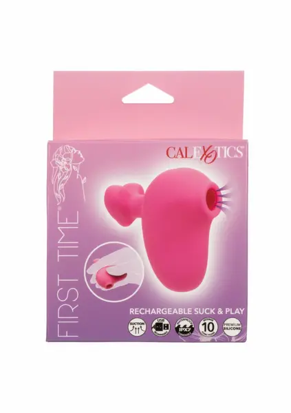 Suck & Play Massager Compact Silicone, 10 Modes, Waterproof, USB