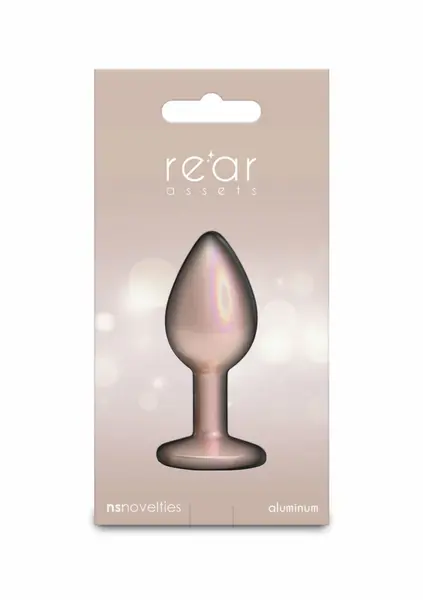 Blush Iridescent Plug Small Chrome-Plated Trainer, Compact Size
