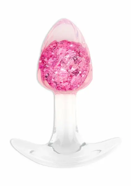 ToyJoy Crystal Plug Small Liquid Silicone Sparkling Base 7.5 cm