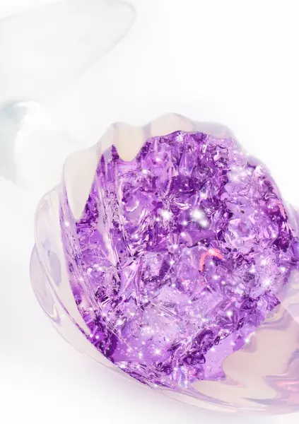 ToyJoy Crystal Plug Medium Liquid Silicone Glam Look 8713221845078