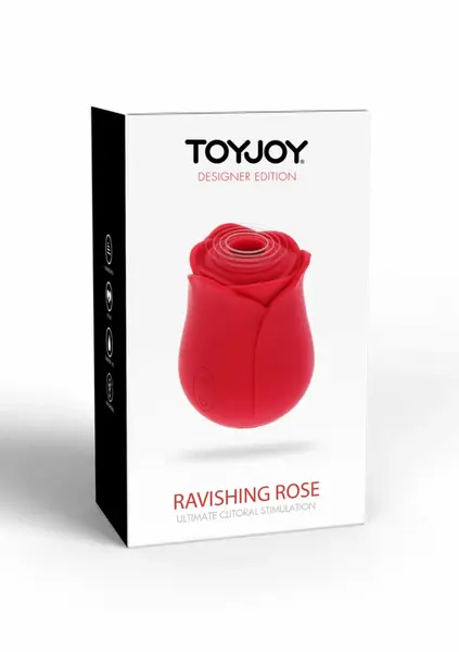 Ravishing Rose Air Pulse Stimulator 10-Mode Intimate Device Pink