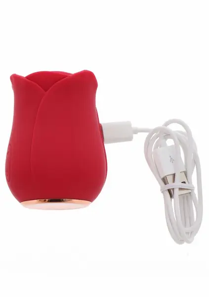 Ravishing Rose Air Pulse Stimulator 10-Mode Intimate Device Pink