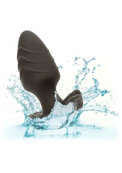 Rock Bottom Rotating & Vibrating Probe Silicone Waterproof Black