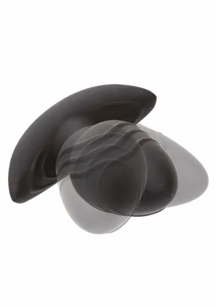 Rock Bottom Rotating & Vibrating Probe Silicone Waterproof Black