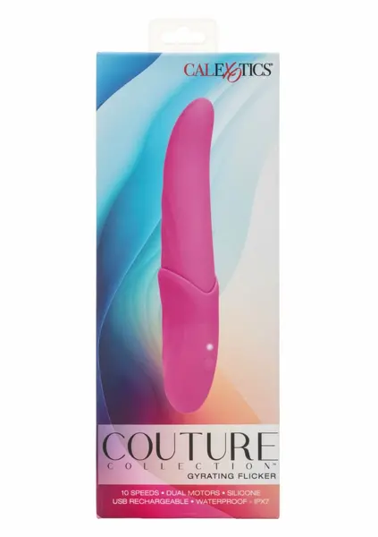 Couture Collection Gyrating Flickering Wand Silicone Massager Waterproof