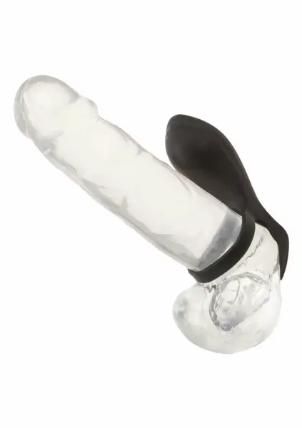 Closer Rechargeable Ring Feel Silicone Double Ring, 10 Modes, Waterproof