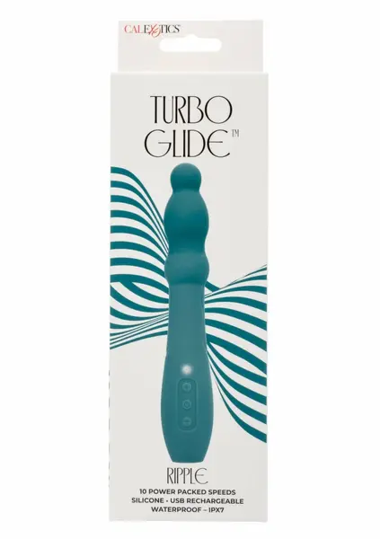 Glide Ripple Vibrator - 10-Speed Silicone Massager, Waterproof, USB