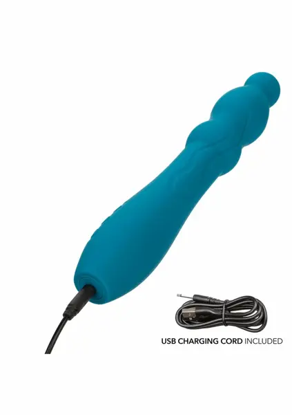 Glide Ripple Vibrator - 10-Speed Silicone Massager, Waterproof, USB