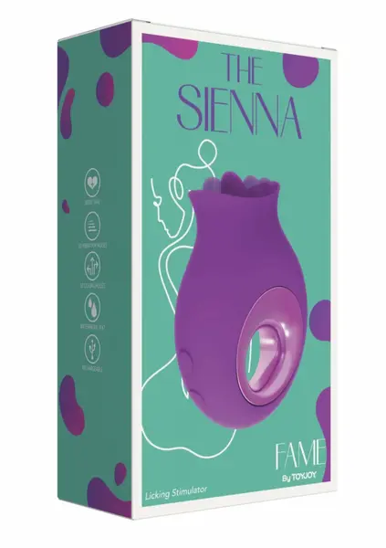 TOYJOY The Sienna Licking Stimulator Silicone IPX7 Rechargeable Pink