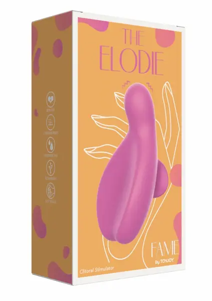 TOYJOY The Elodie Clitoral Stimulator Soft Silicone 10 Modes Pink