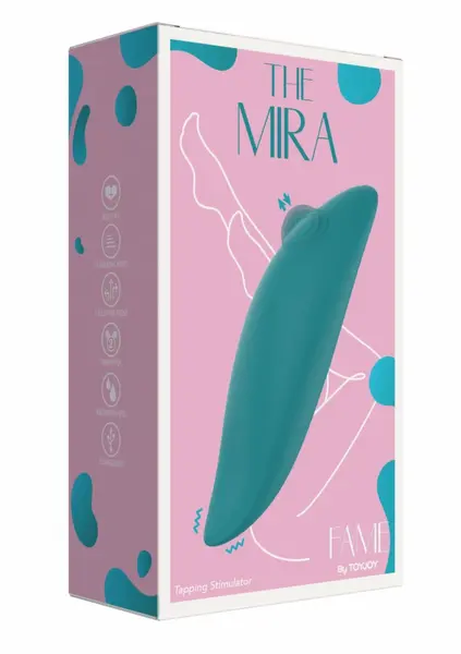 TOYJOY Fame The Mira Tapping Stimulator Silicone Dual Motor Pink
