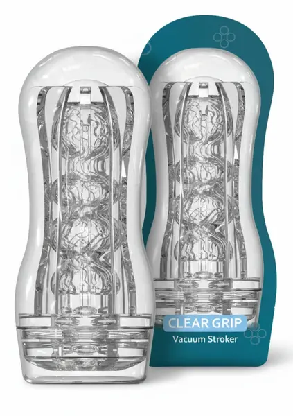 Hero Clear Grip вакуумен мастурбатор с прозрачен ръкав