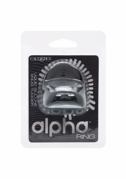 Alpha Liquid Silicone Snug Tugger Ergonomic Support Ring Black
