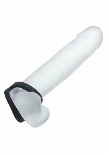 Alpha Liquid Silicone Snug Tugger Ergonomic Support Ring Black