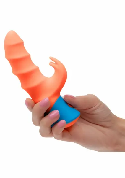 Tickler Rave Vibrator Silicone Waterproof 10 Modes Purple