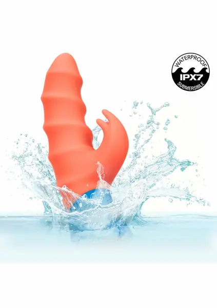 Tickler Rave Vibrator Silicone Waterproof 10 Modes Purple