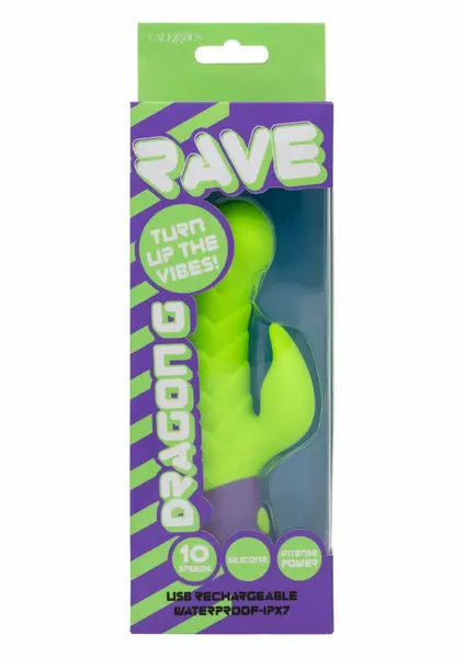 Dragon G Rave Intimate Massager Silicone Waterproof Rechargeable