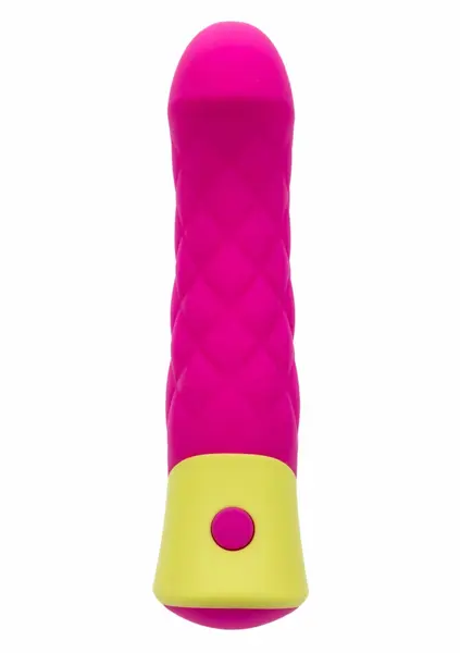 Rave Quilted G извит силиконов вибратор за точка G, 10 режима, USB, IPX7