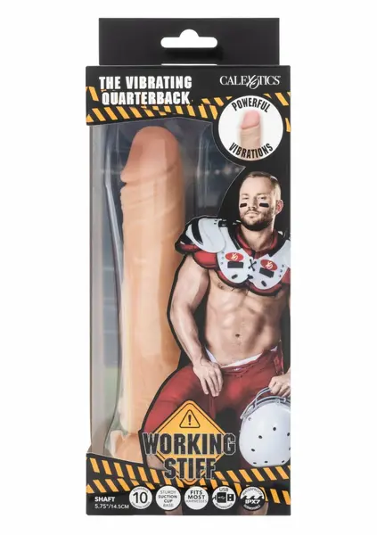 CalExotics The Vibrating Quarterback Flexible Intimate Device 10 Modes